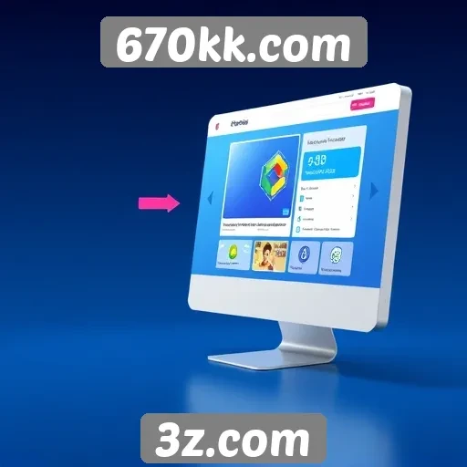 Facilidade de navegação no site 670kk para usuários